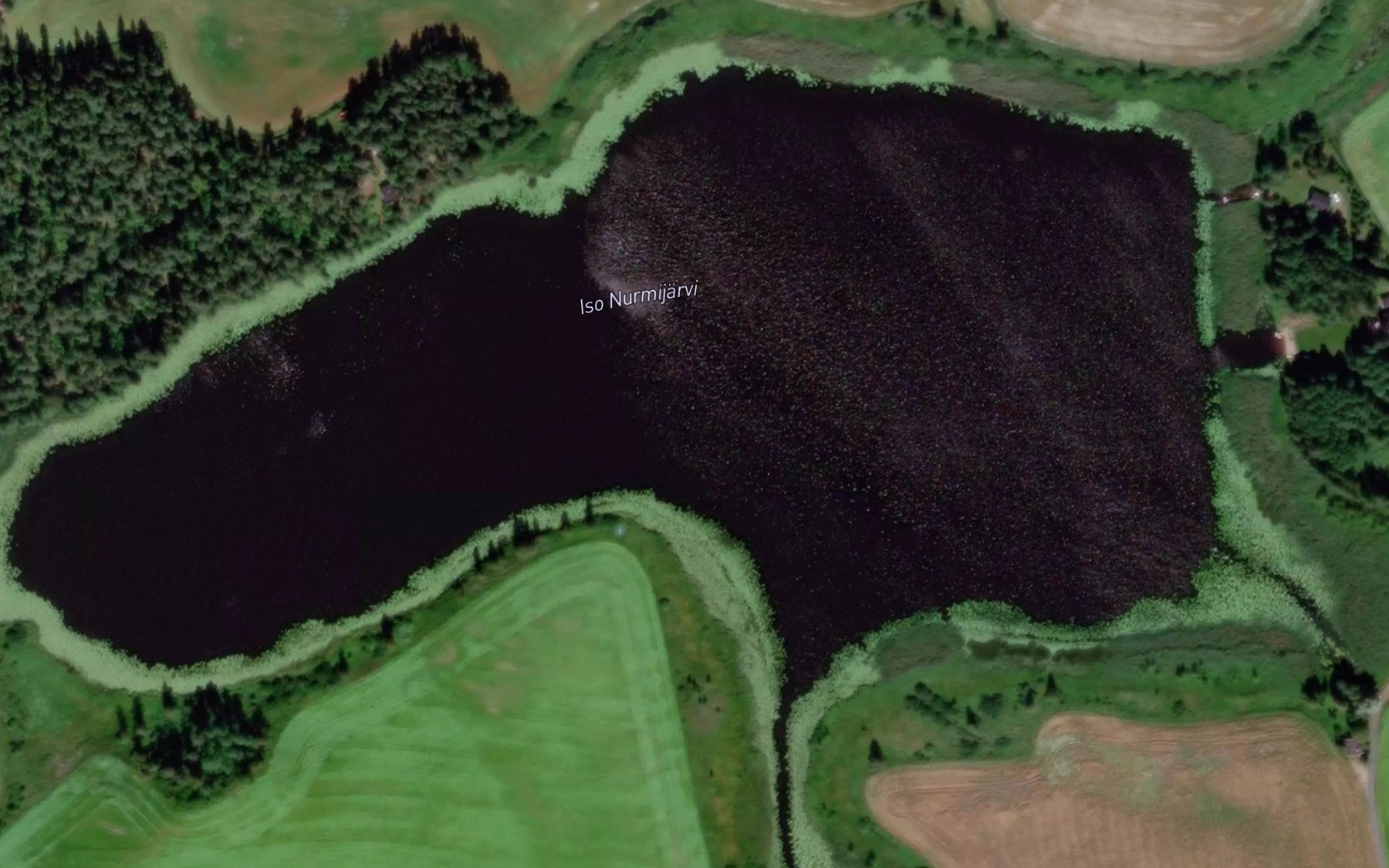 Satellite map of the Iso nurmijaervi