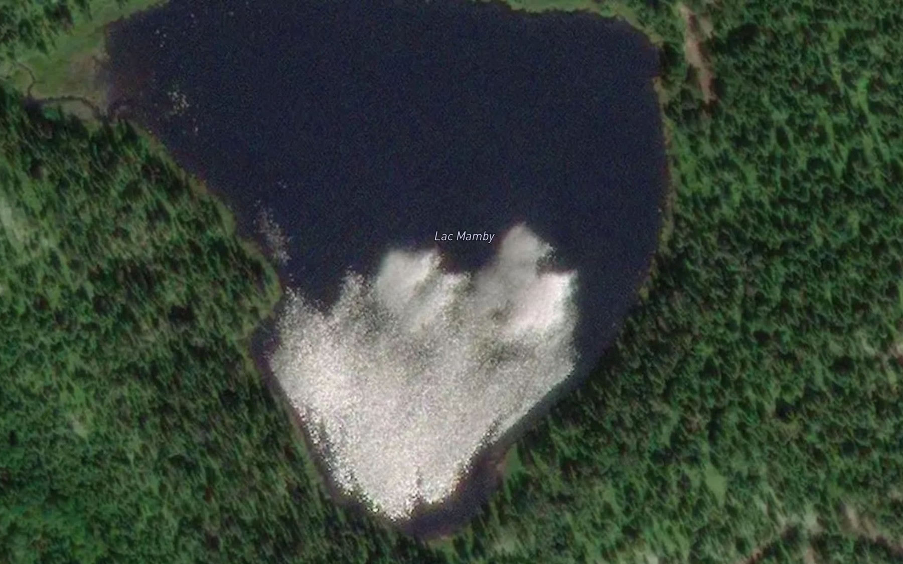 Satellite map of the Lac Mamby