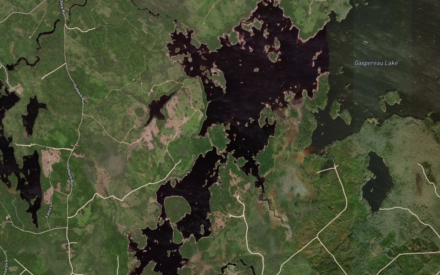 Satellite map of the The Carry