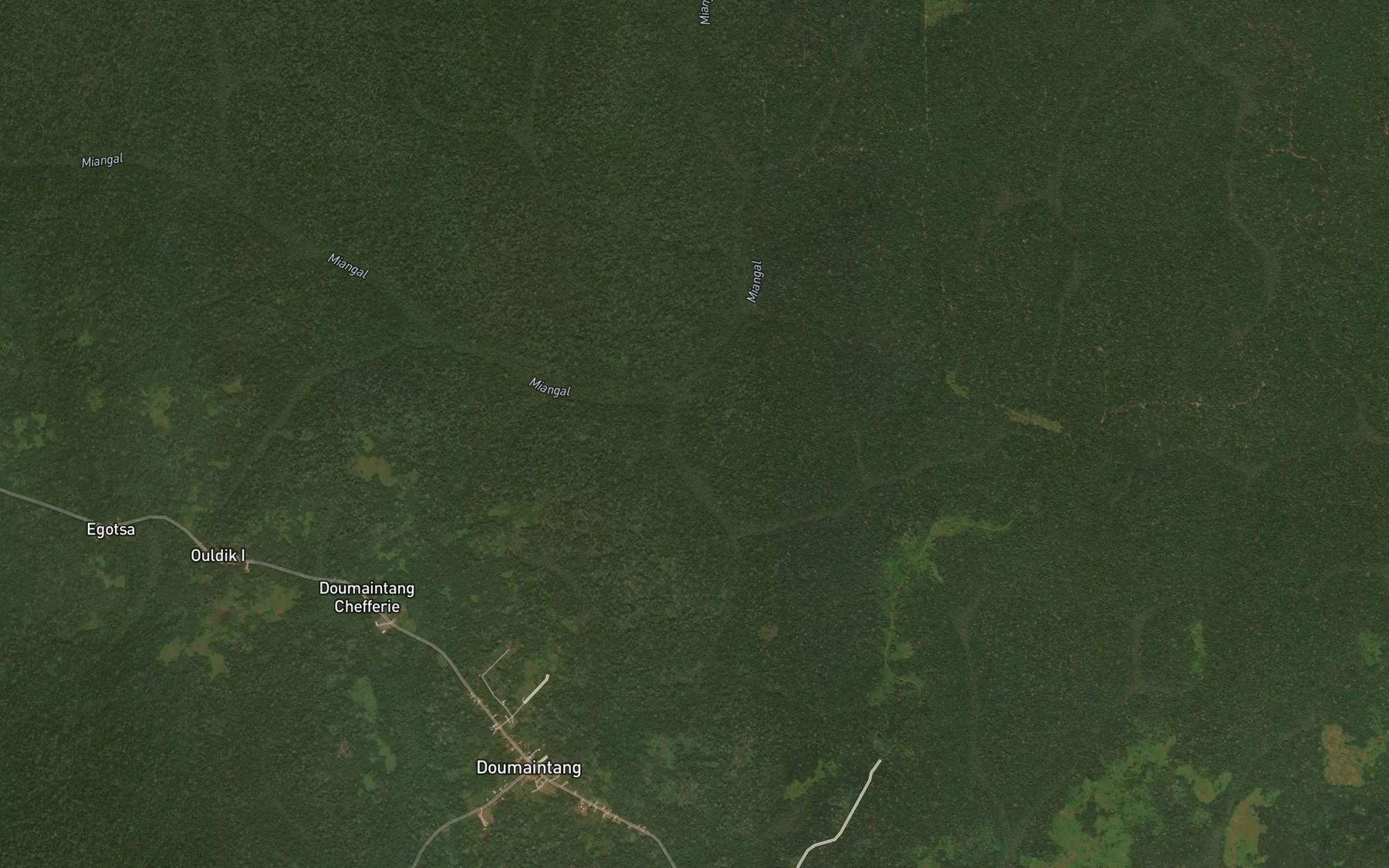 Satellite map of the Membong