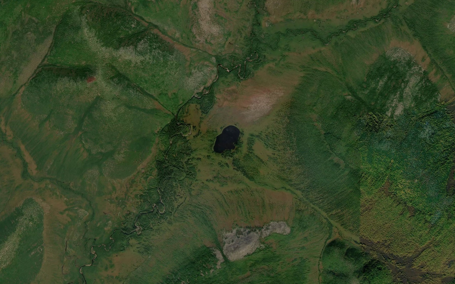 Satellite map of the Ozero Selengde