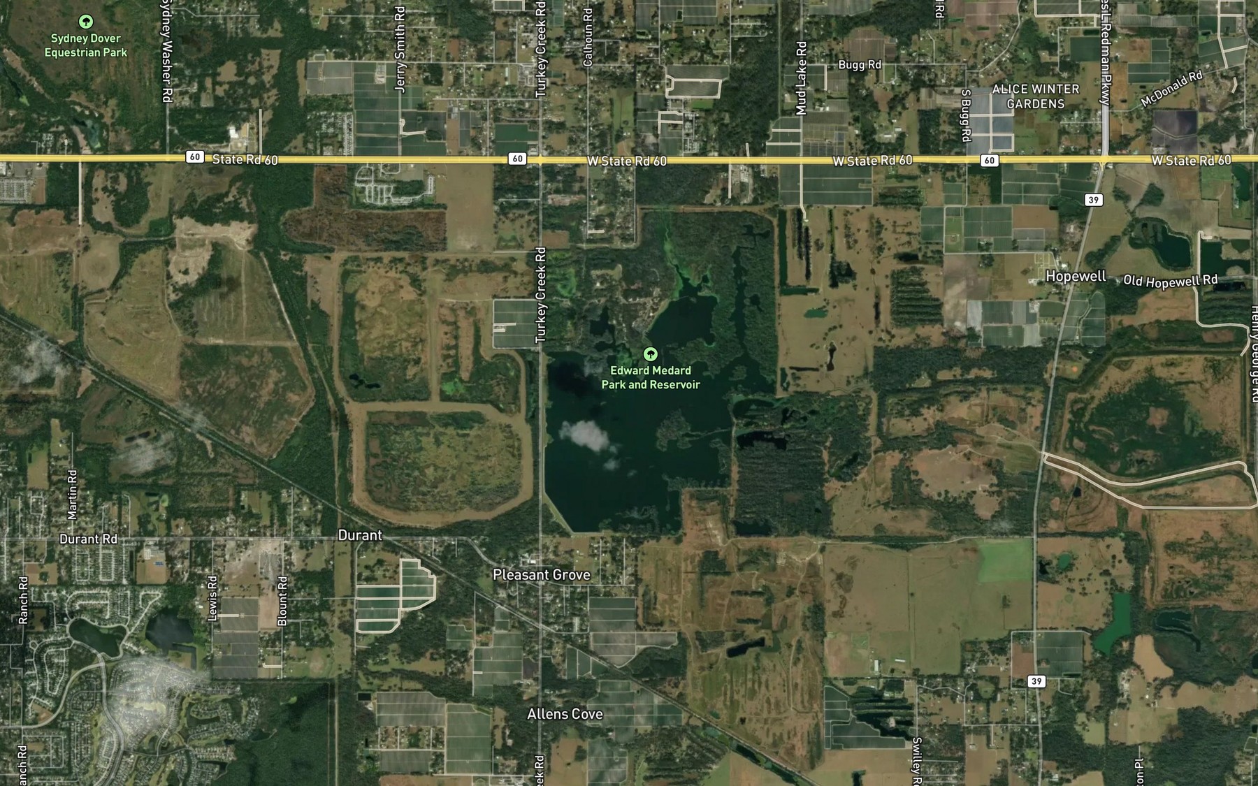 Satellite map of the Spot 7