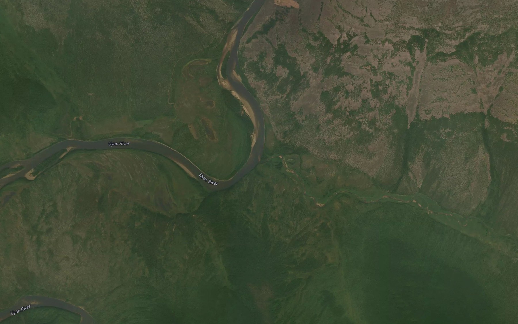 Satellite map of the Allara-El'ge
