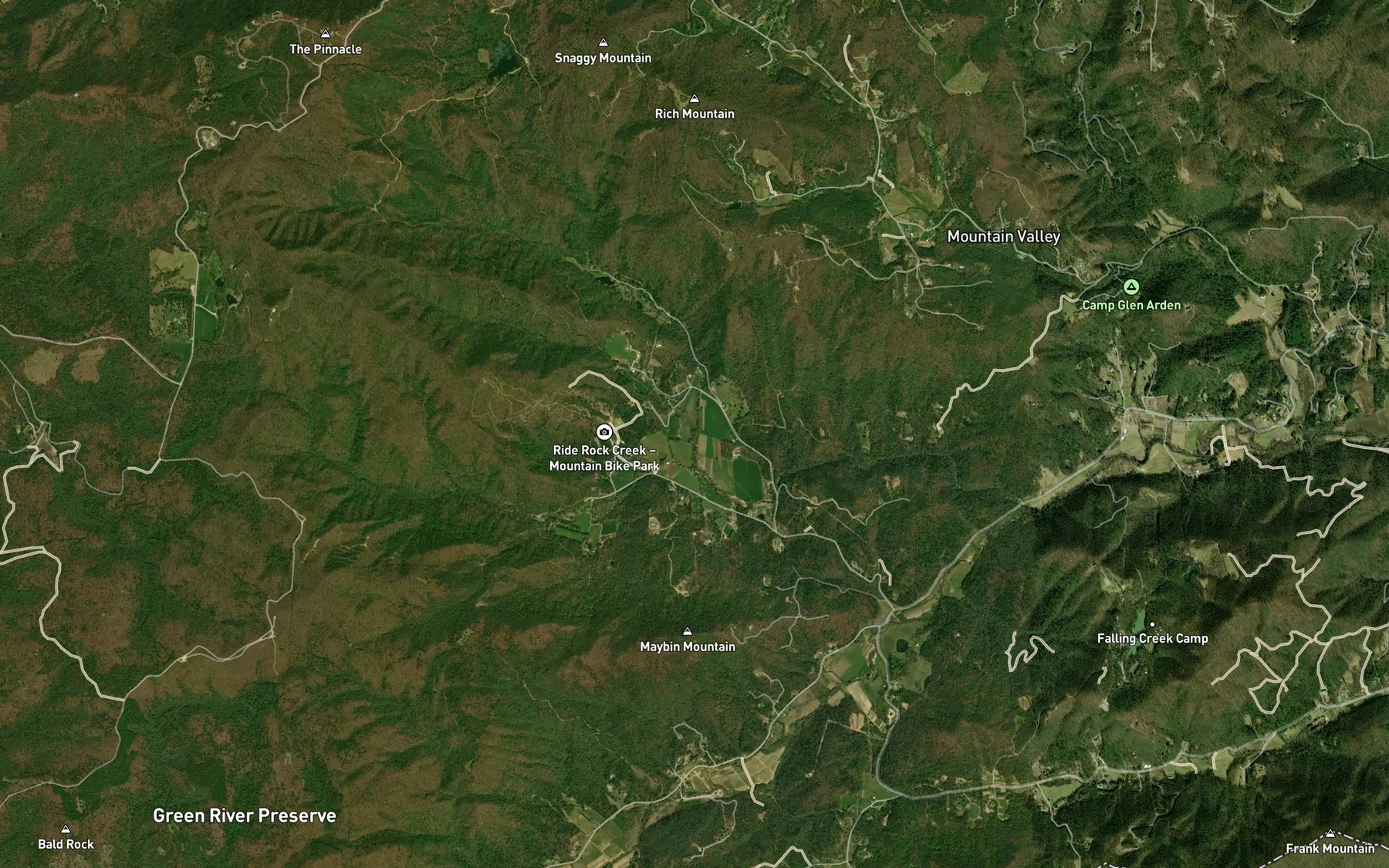 Satellite map of the Long Branch