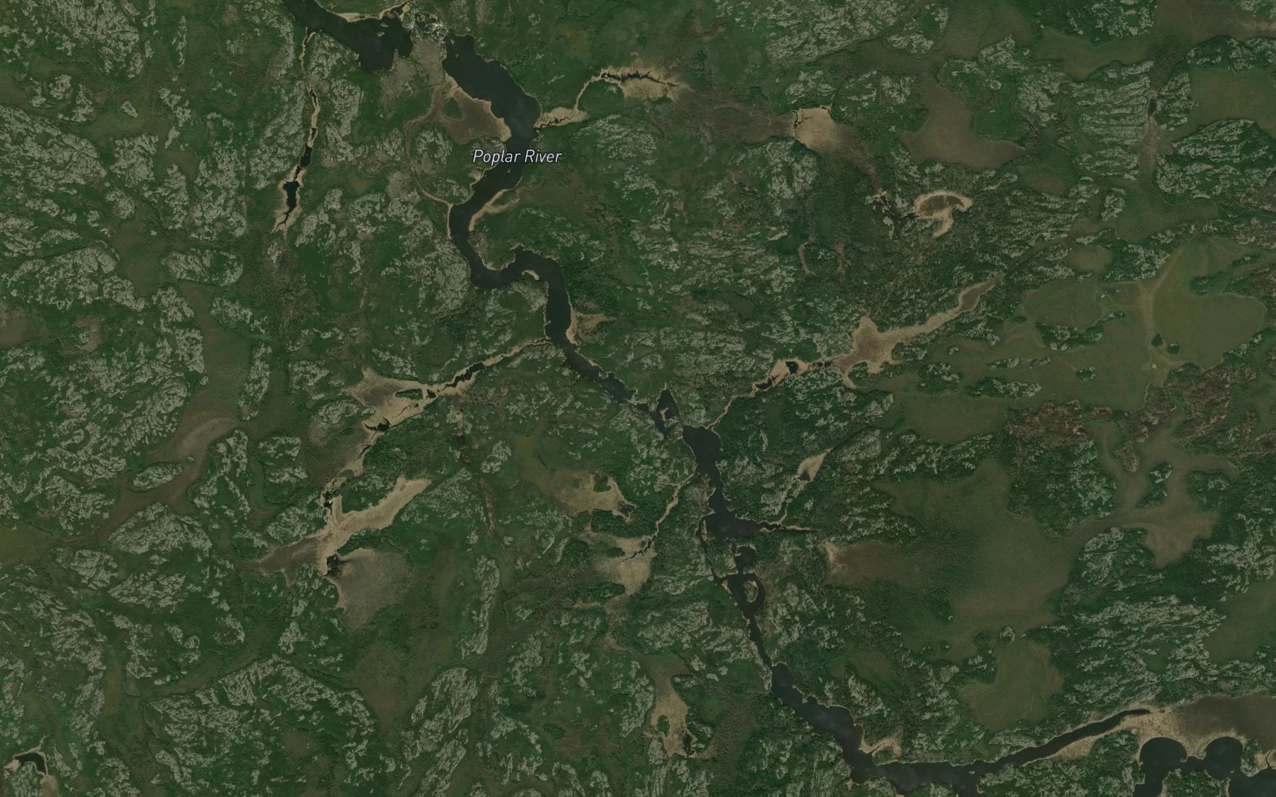 Satellite map of the Wathintayappikowin Rapids
