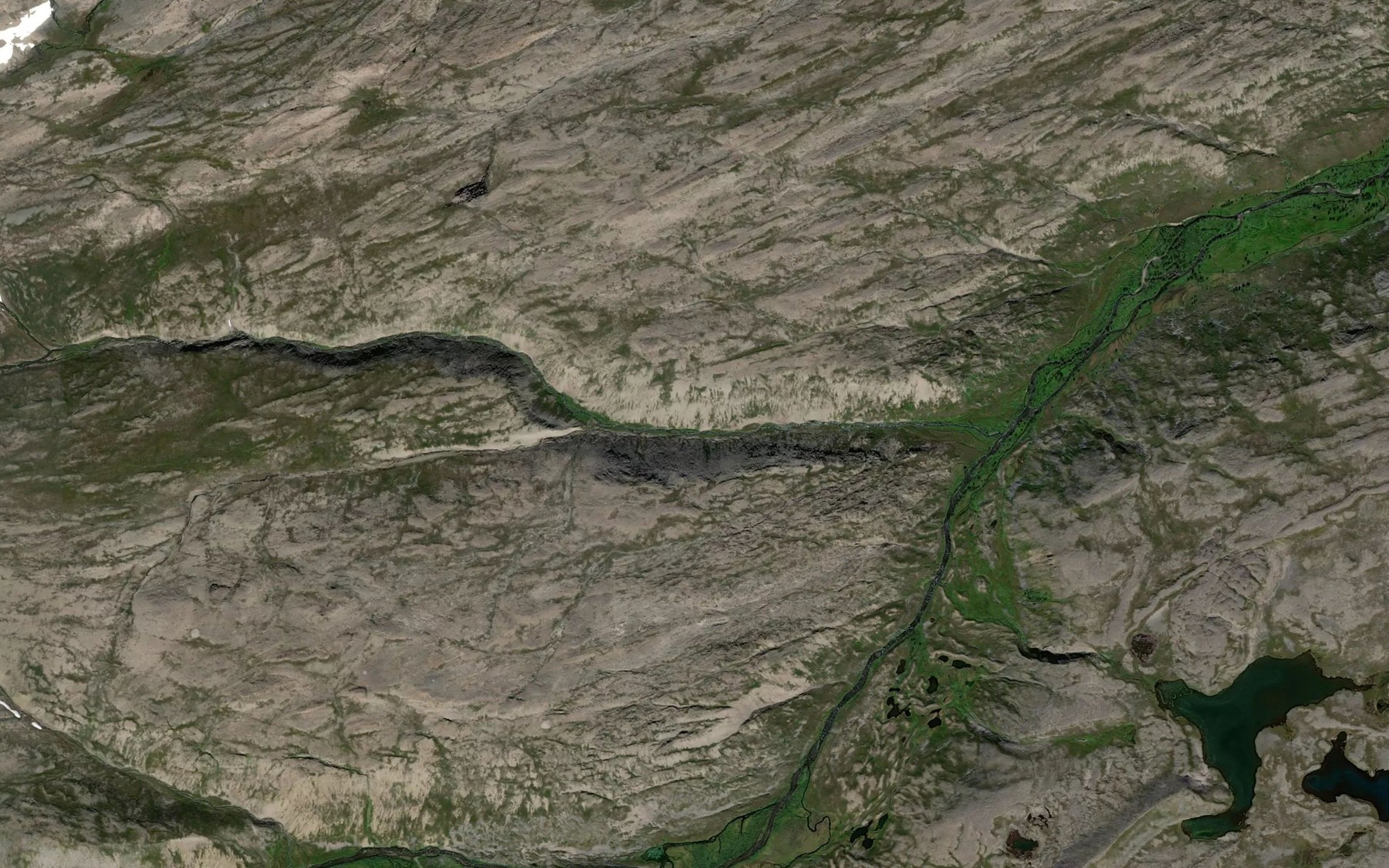 Satellite map of the Sieggajakka