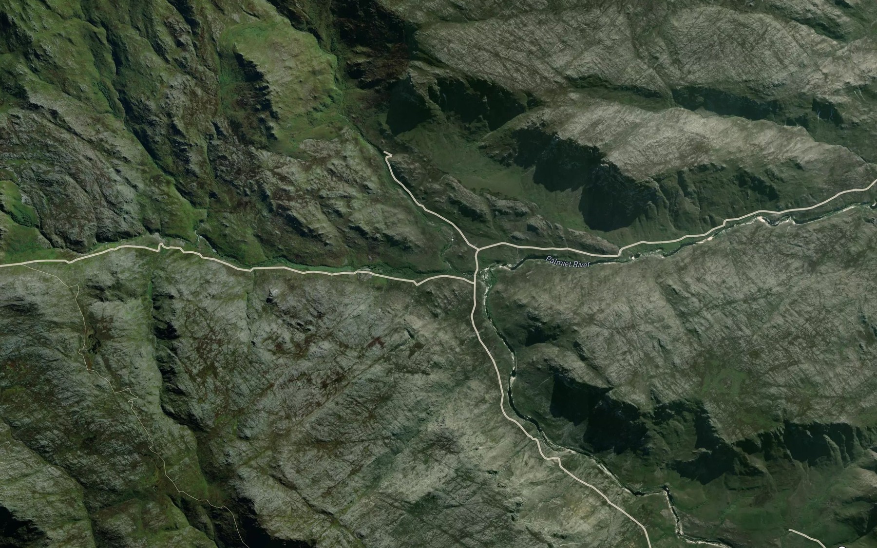 Satellite map of the Louwsrivier
