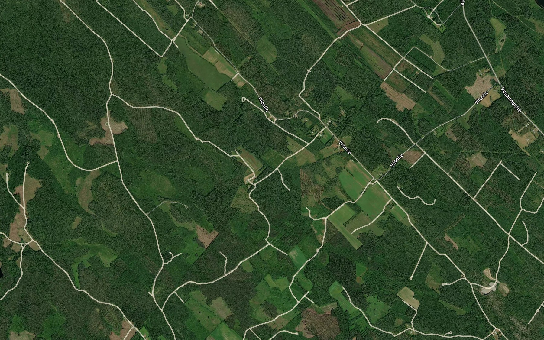 Satellite map of the Heinajoki