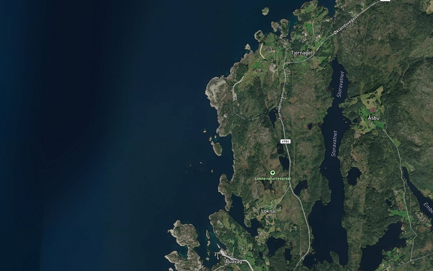 Satellite map of the Basen