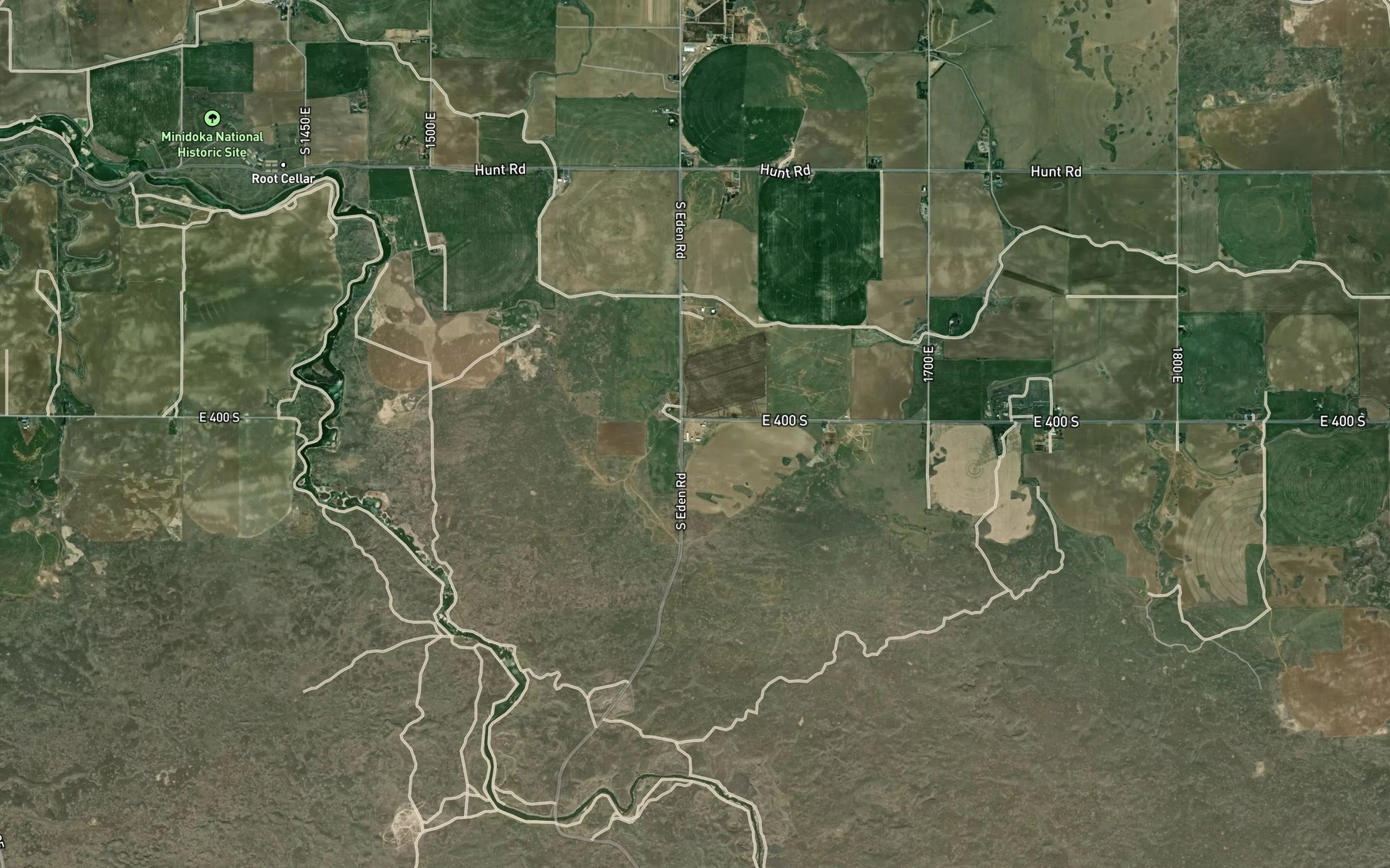 Satellite map of the Lateral 21