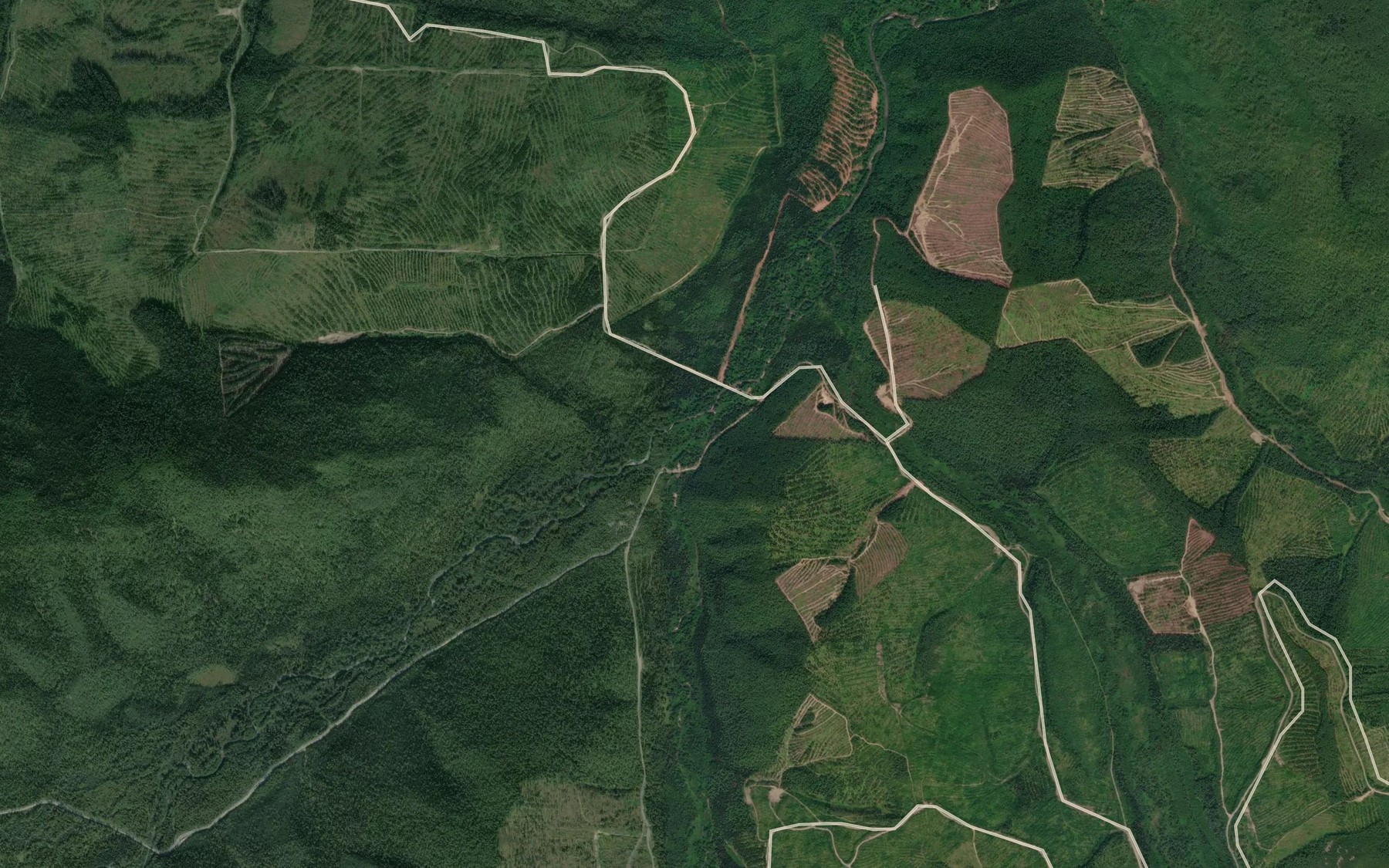 Satellite map of the Uvalistyy