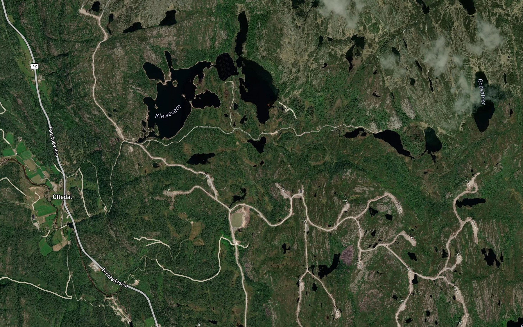Satellite map of the Litla Ralstjodn