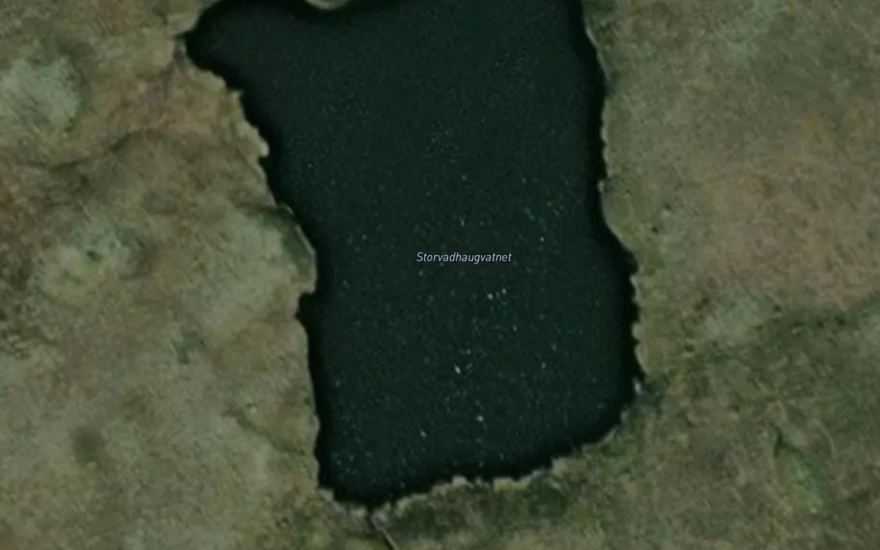 Satellite map of the Storvadhaugvatnet