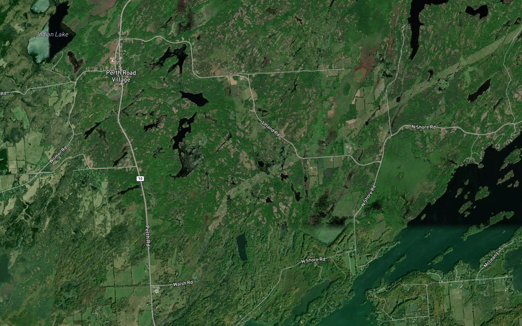 Satellite map of the Pond Hole Lake