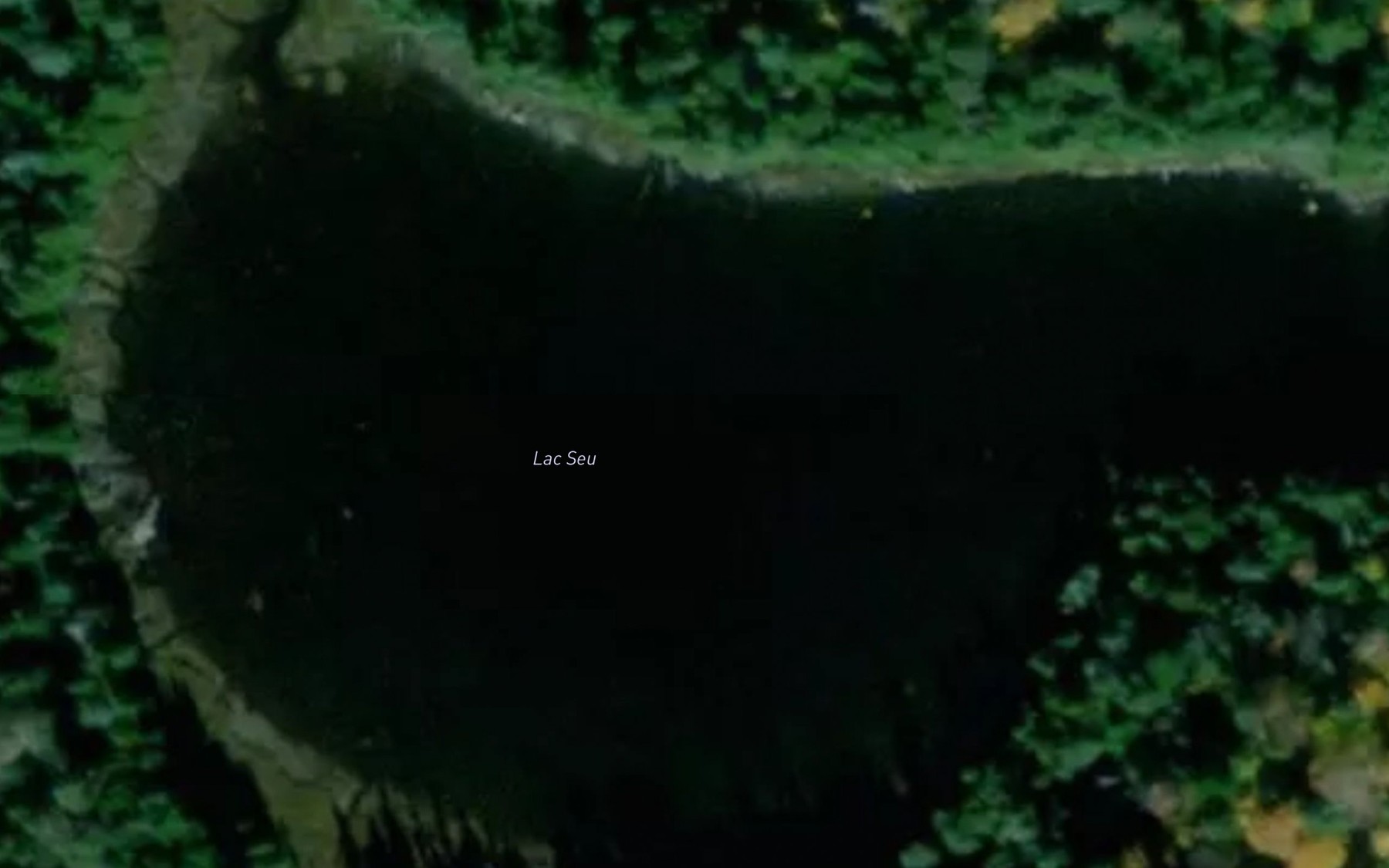 Satellite map of the Lac Seu