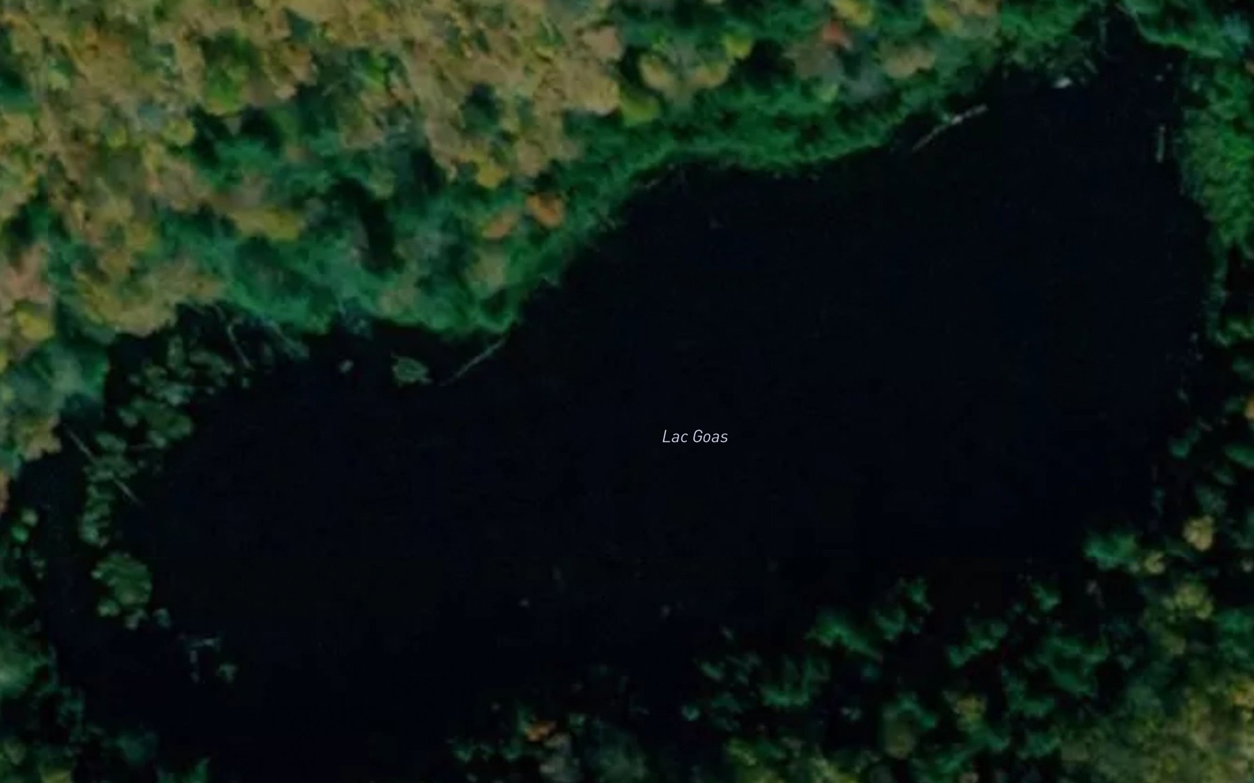 Satellite map of the Lac Goas