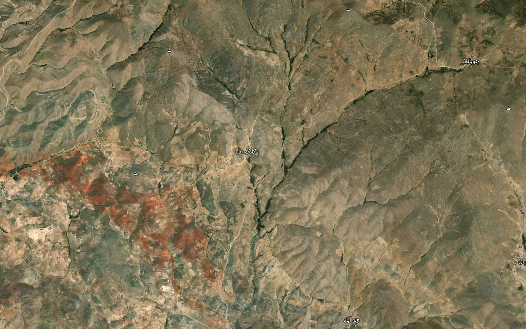 Satellite map of the Cheshmeh-ye Dash Bolaghi