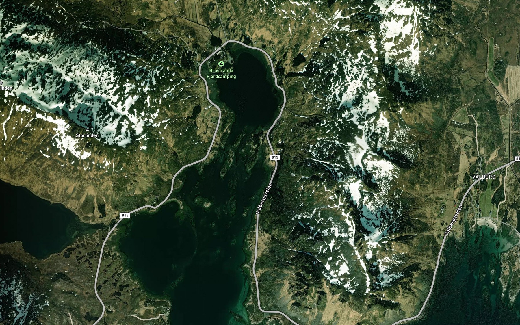Satellite map of the Selnesbukta