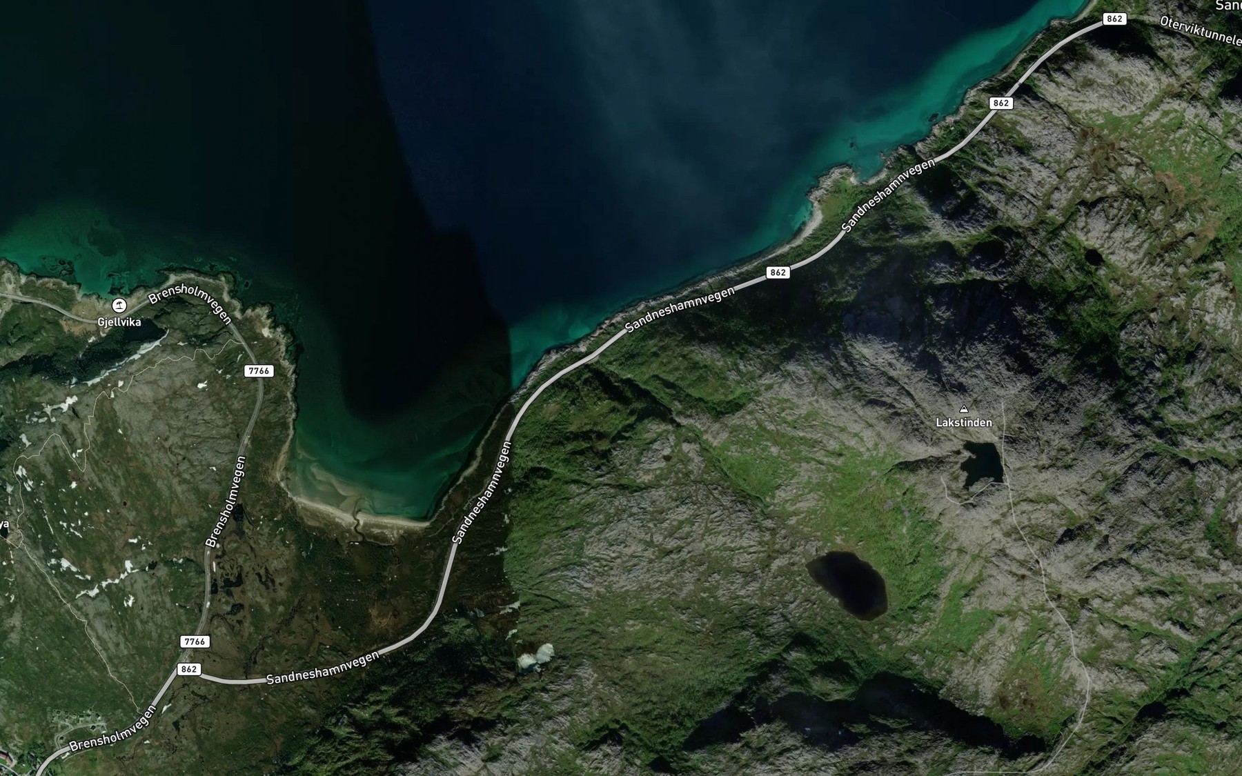Satellite map of the Durmalselva