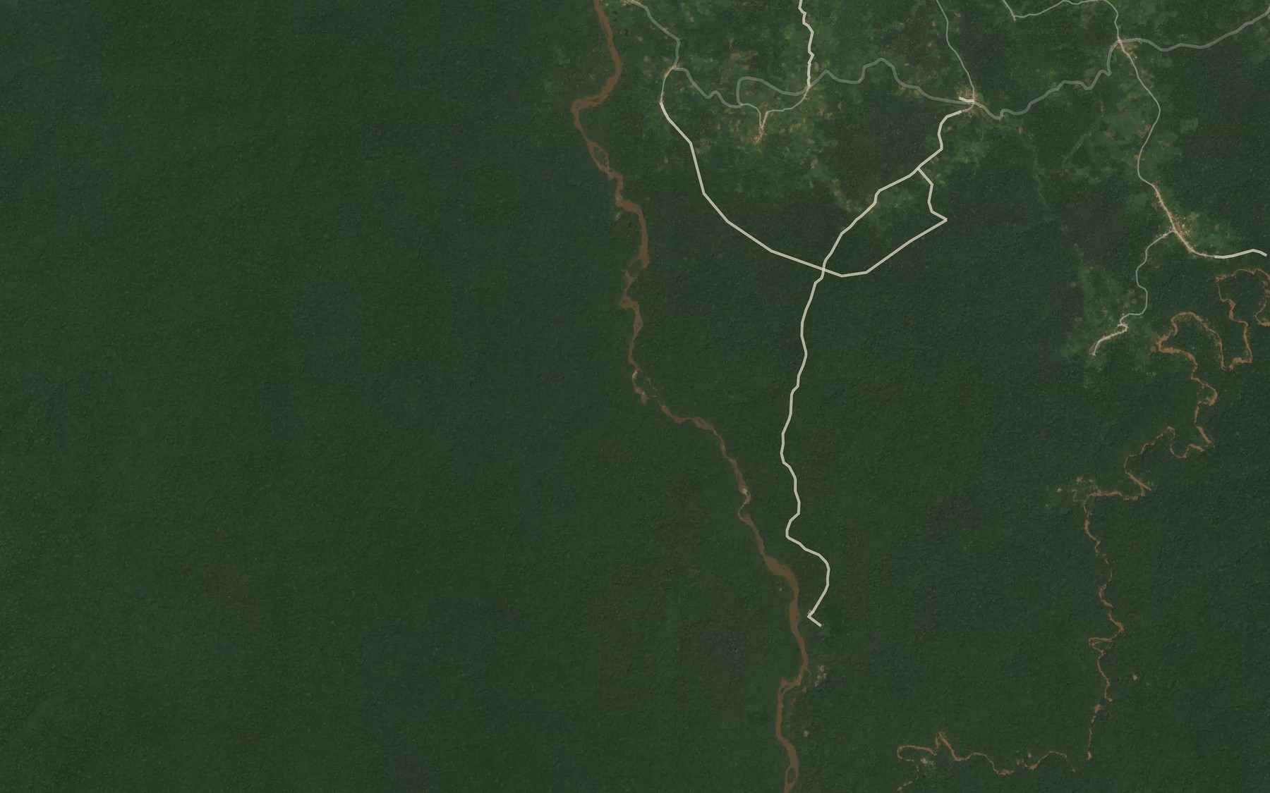 Satellite map of the Volunha