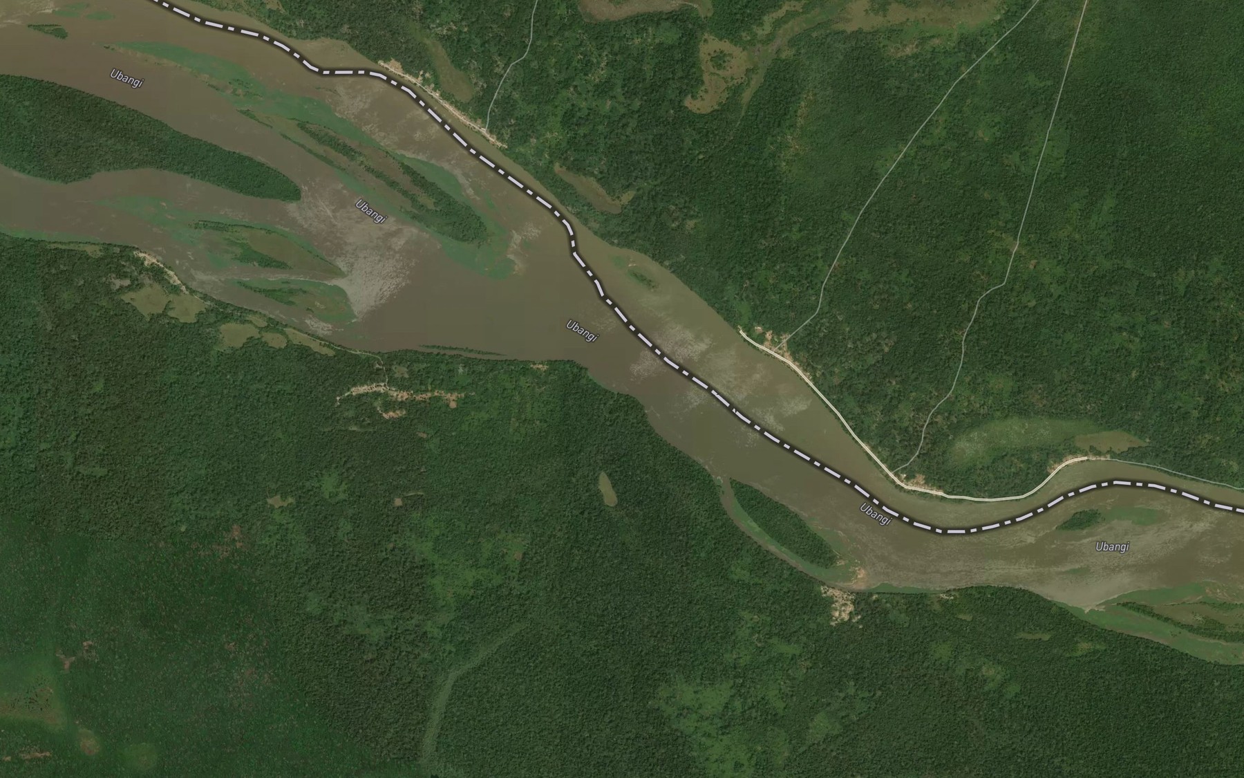 Satellite map of the Likila