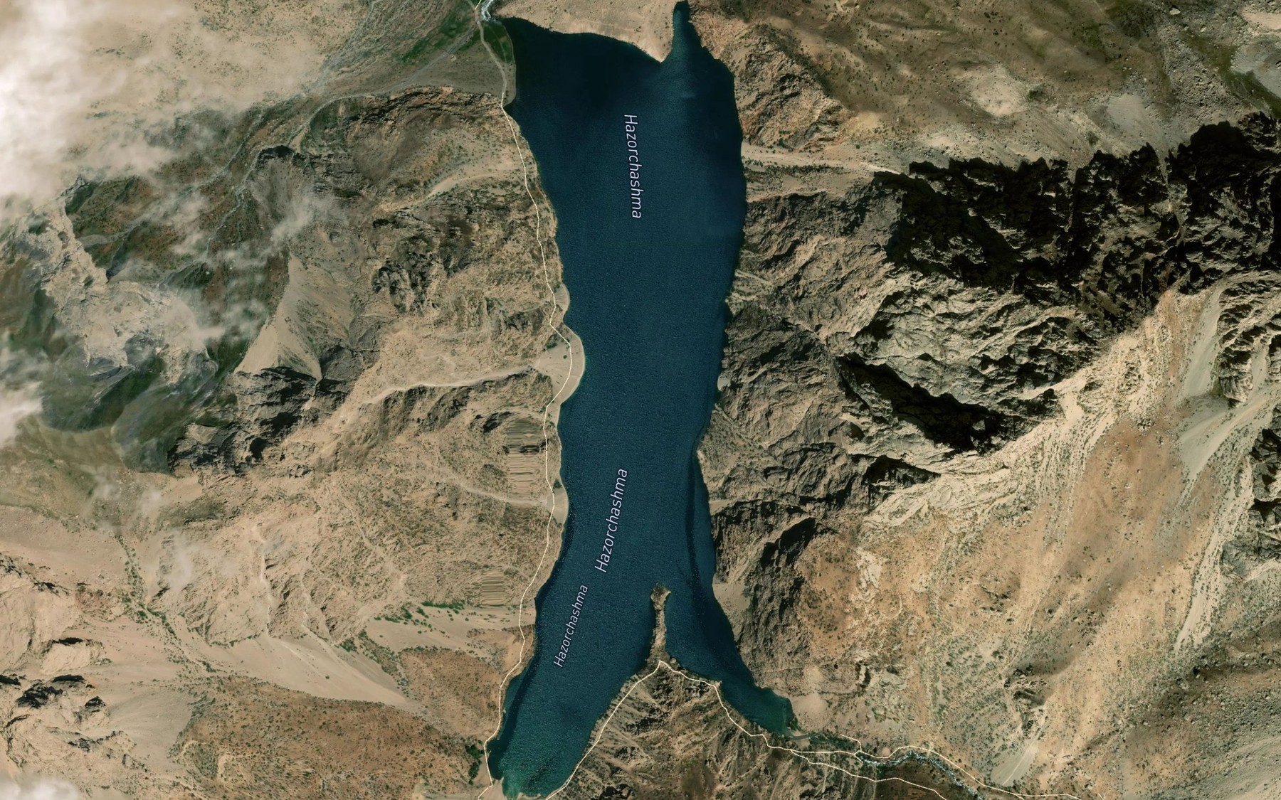 Satellite map of the Ozero Azor-Chasma