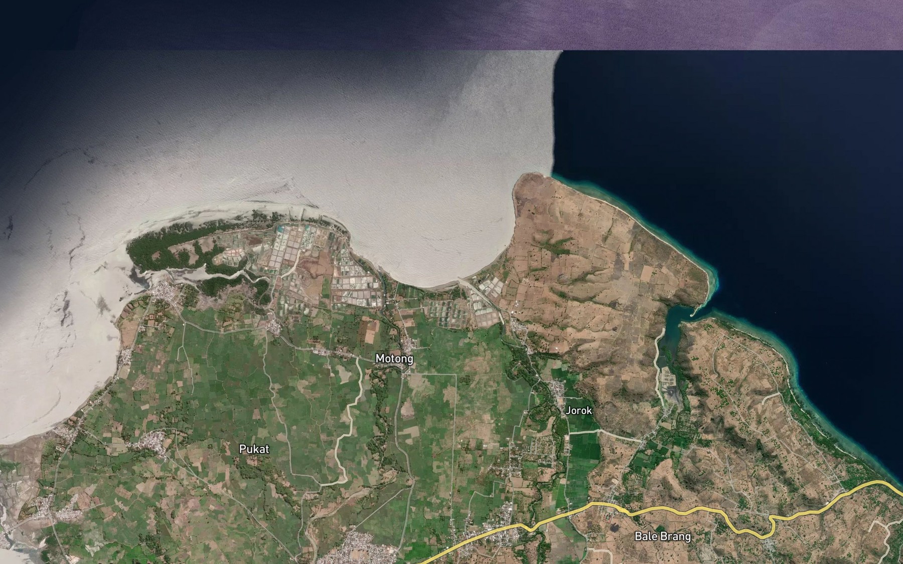 Satellite map of the Brang Semonte