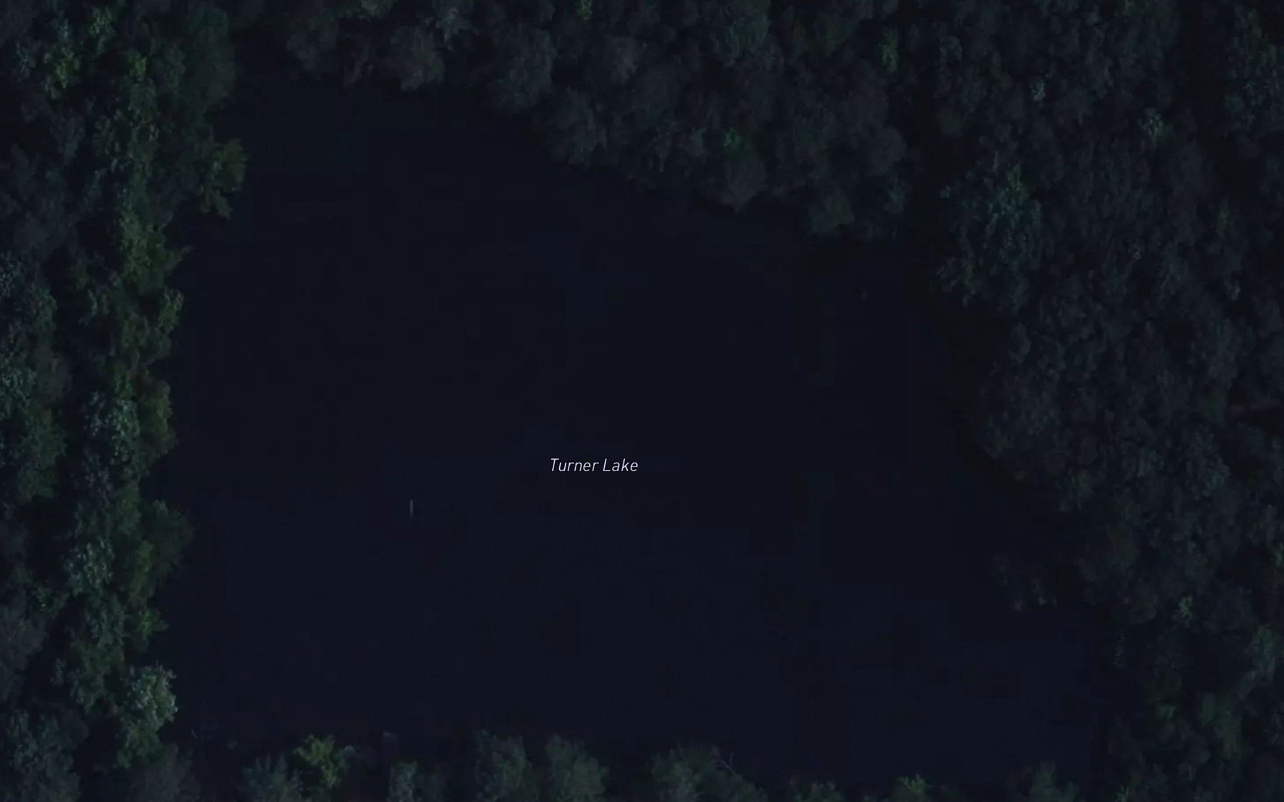 Satellite map of the Turner Lake