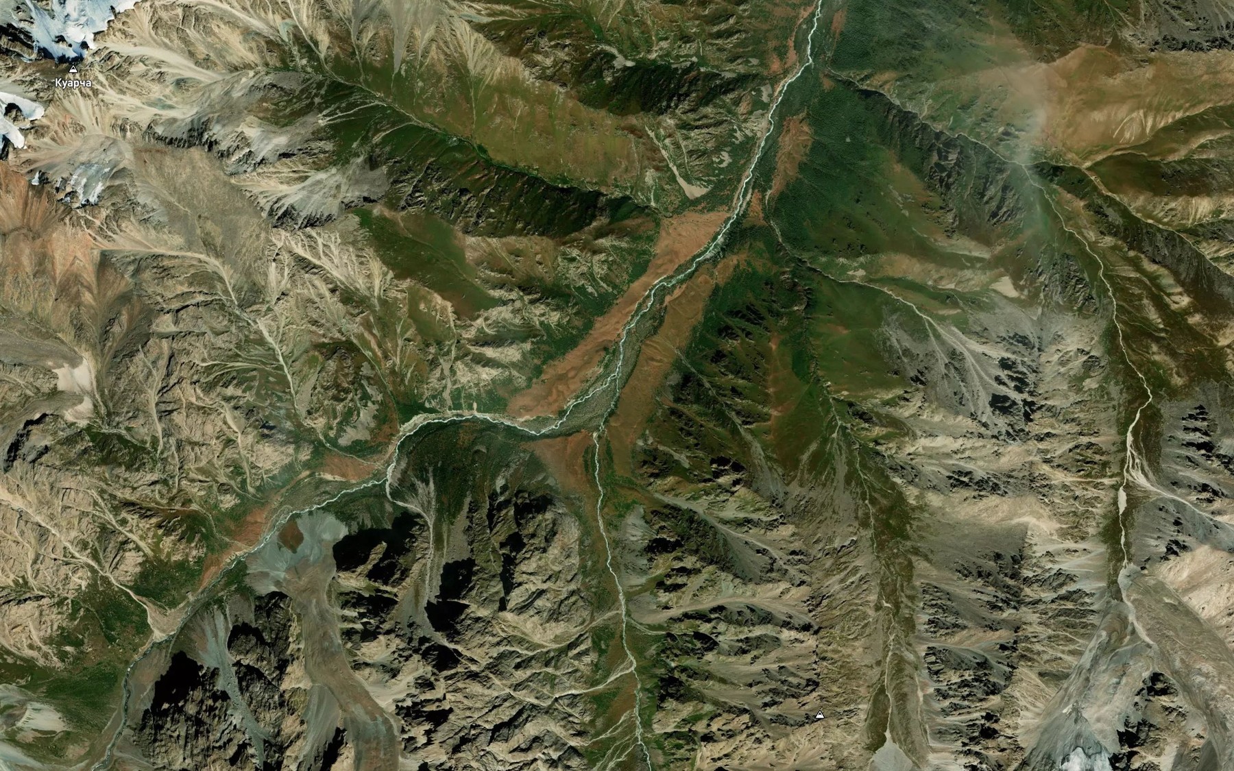 Satellite map of the Byty