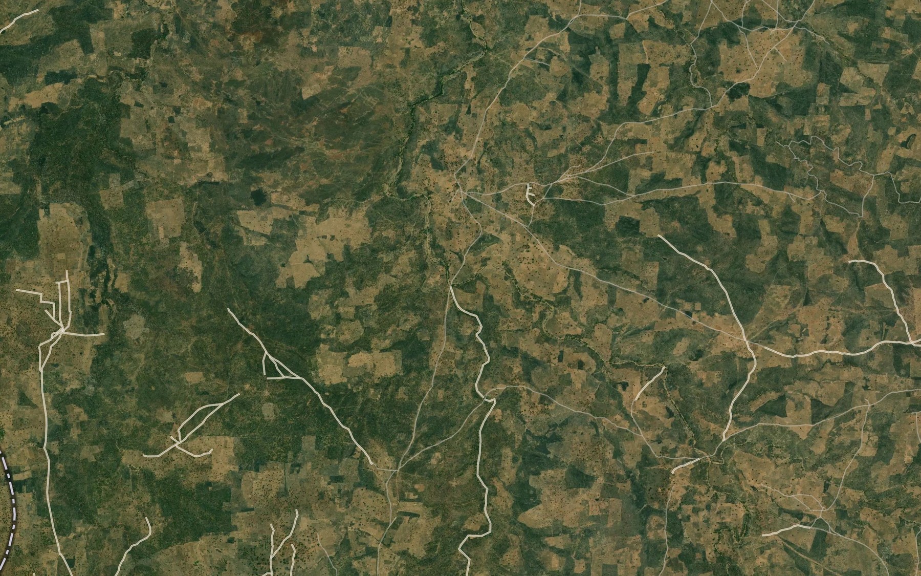 Satellite map of the River Donda