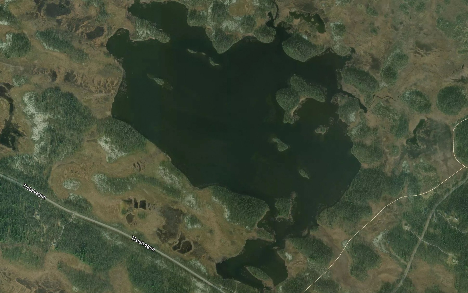 Satellite map of the Store Tindulvtjerni