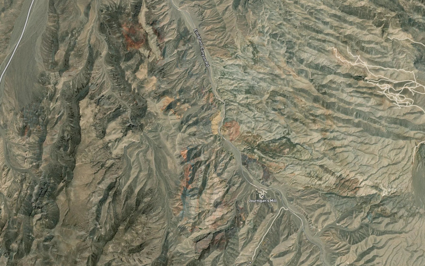 Satellite map of the Upper Emigrant Spring