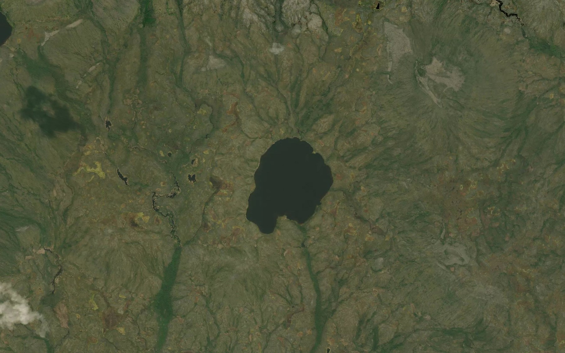 Satellite map of the O'Neil Lake