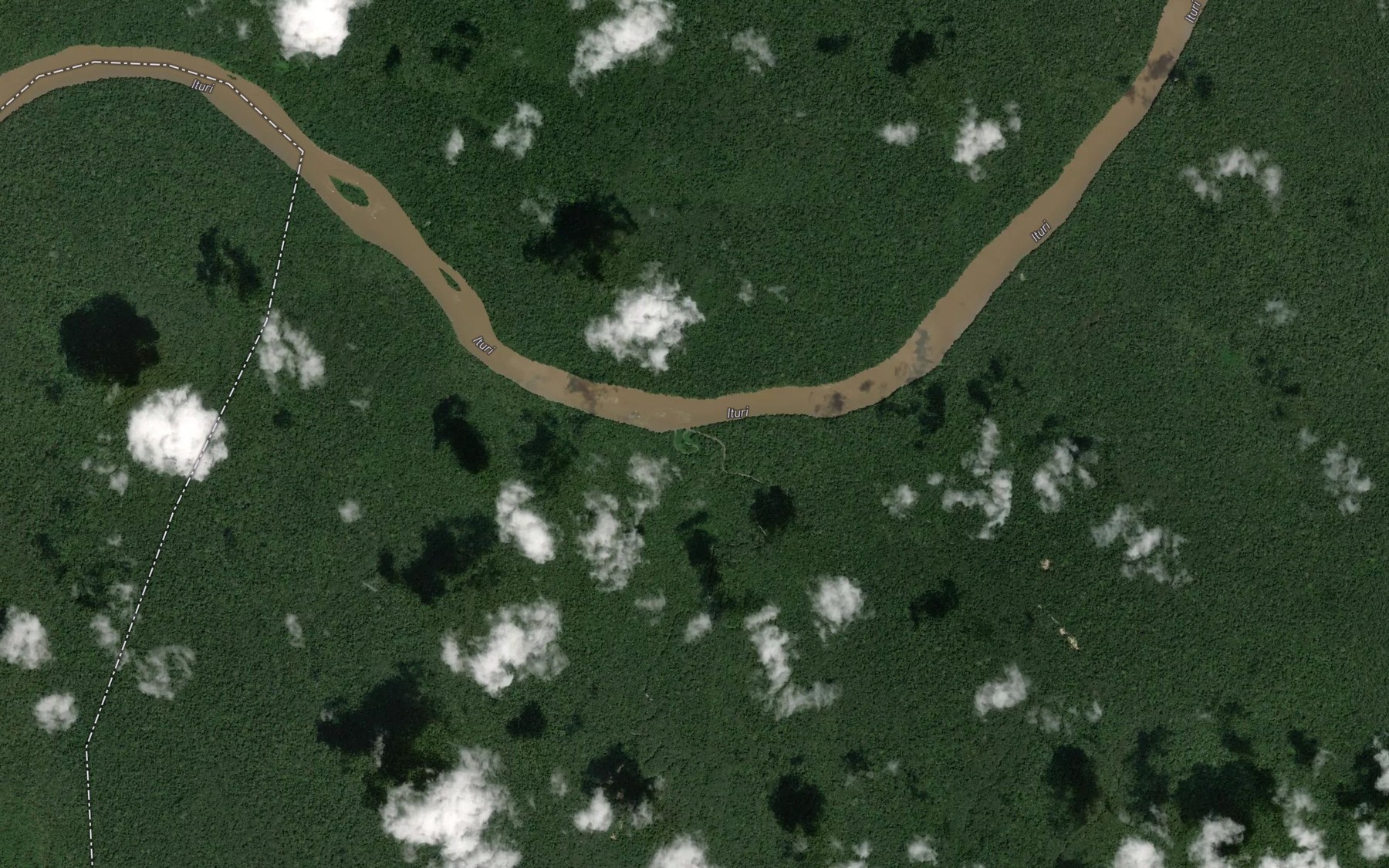 Satellite map of the Idaya
