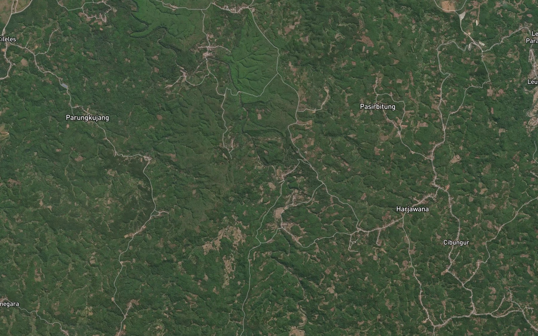 Satellite map of the Ci Layang