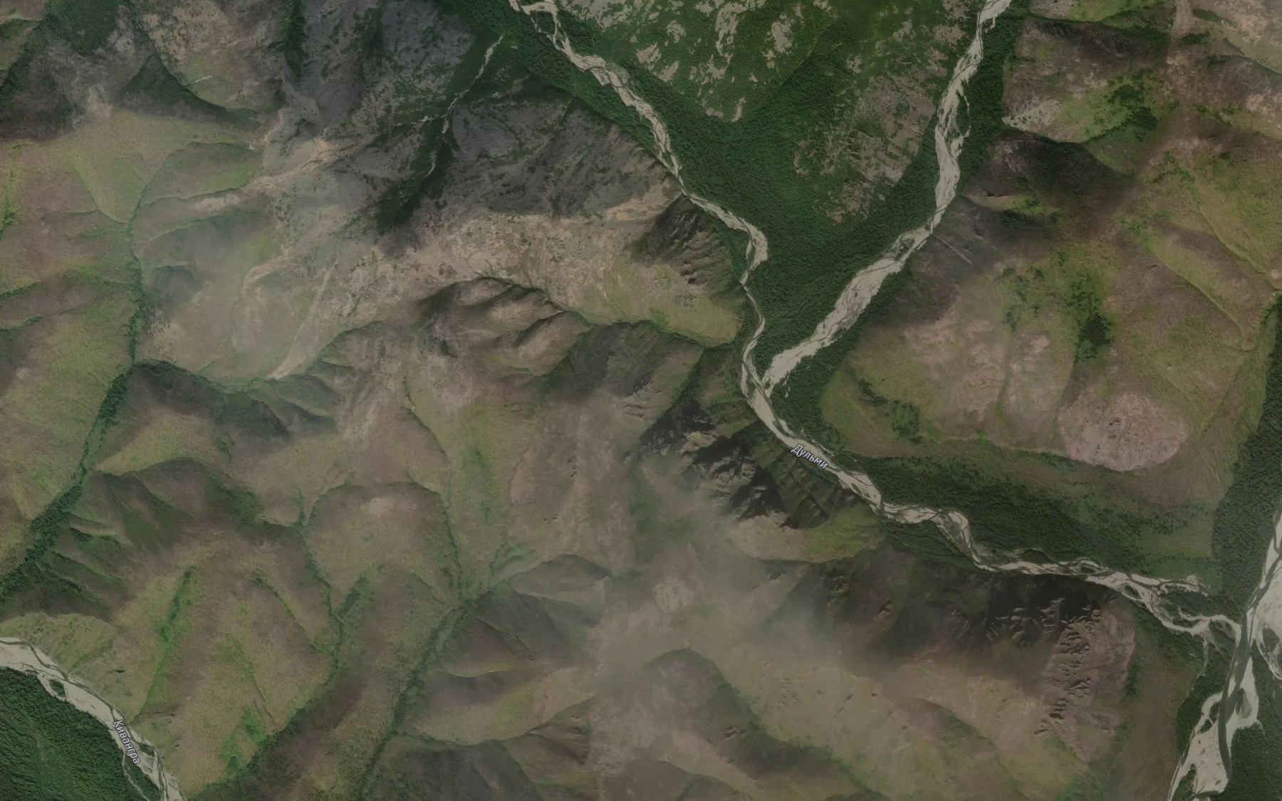 Satellite map of the Sololi