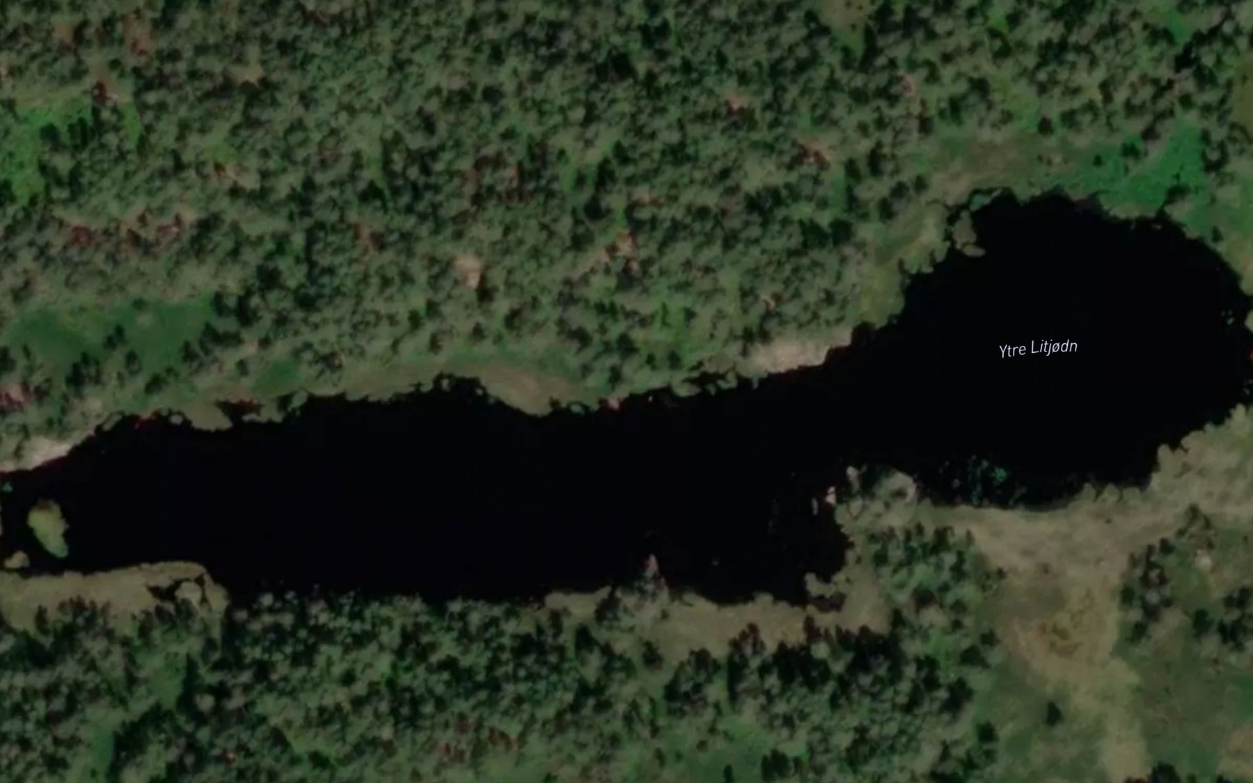 Satellite map of the Ytre Litjodn