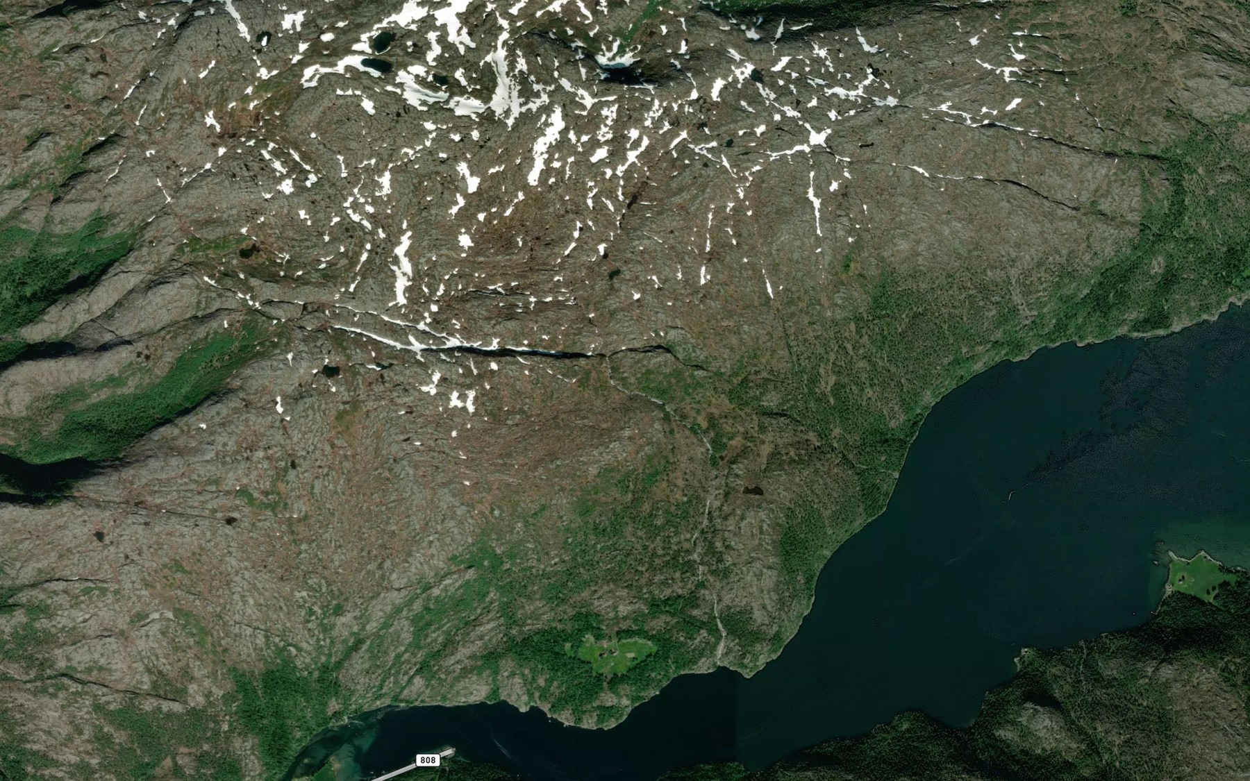 Satellite map of the Reinkalvaga