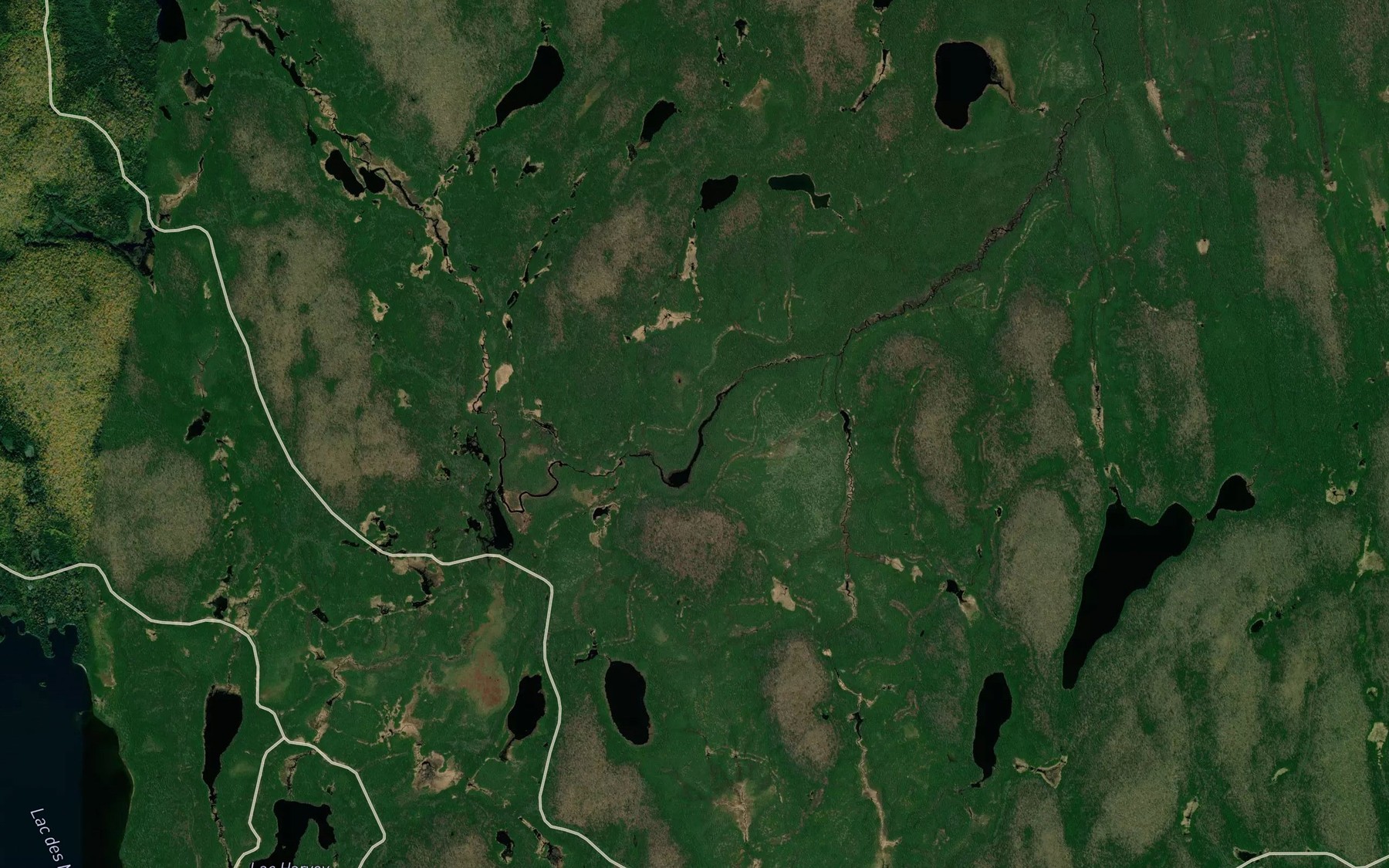 Satellite map of the Lac Nampont