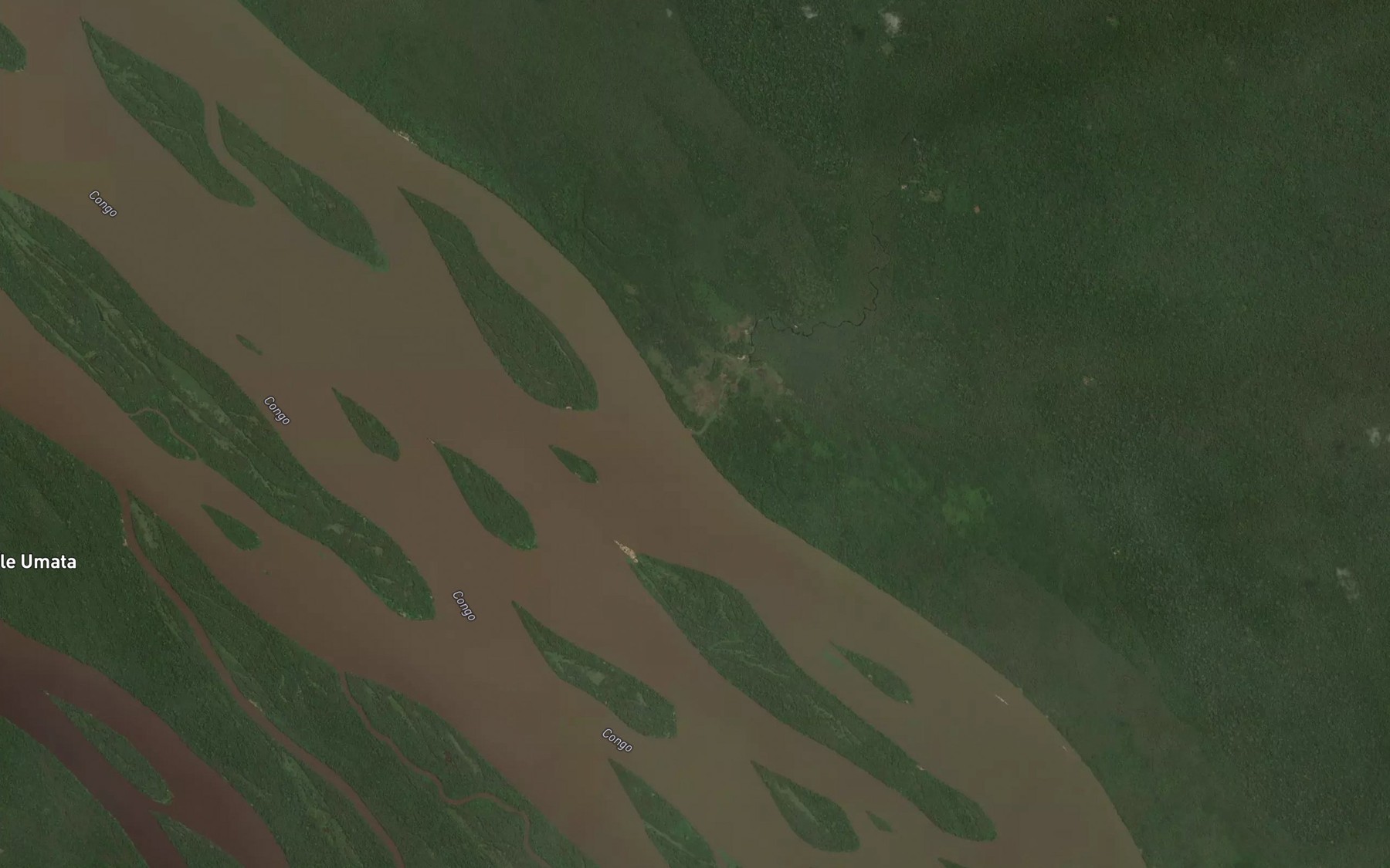 Satellite map of the Mokeke