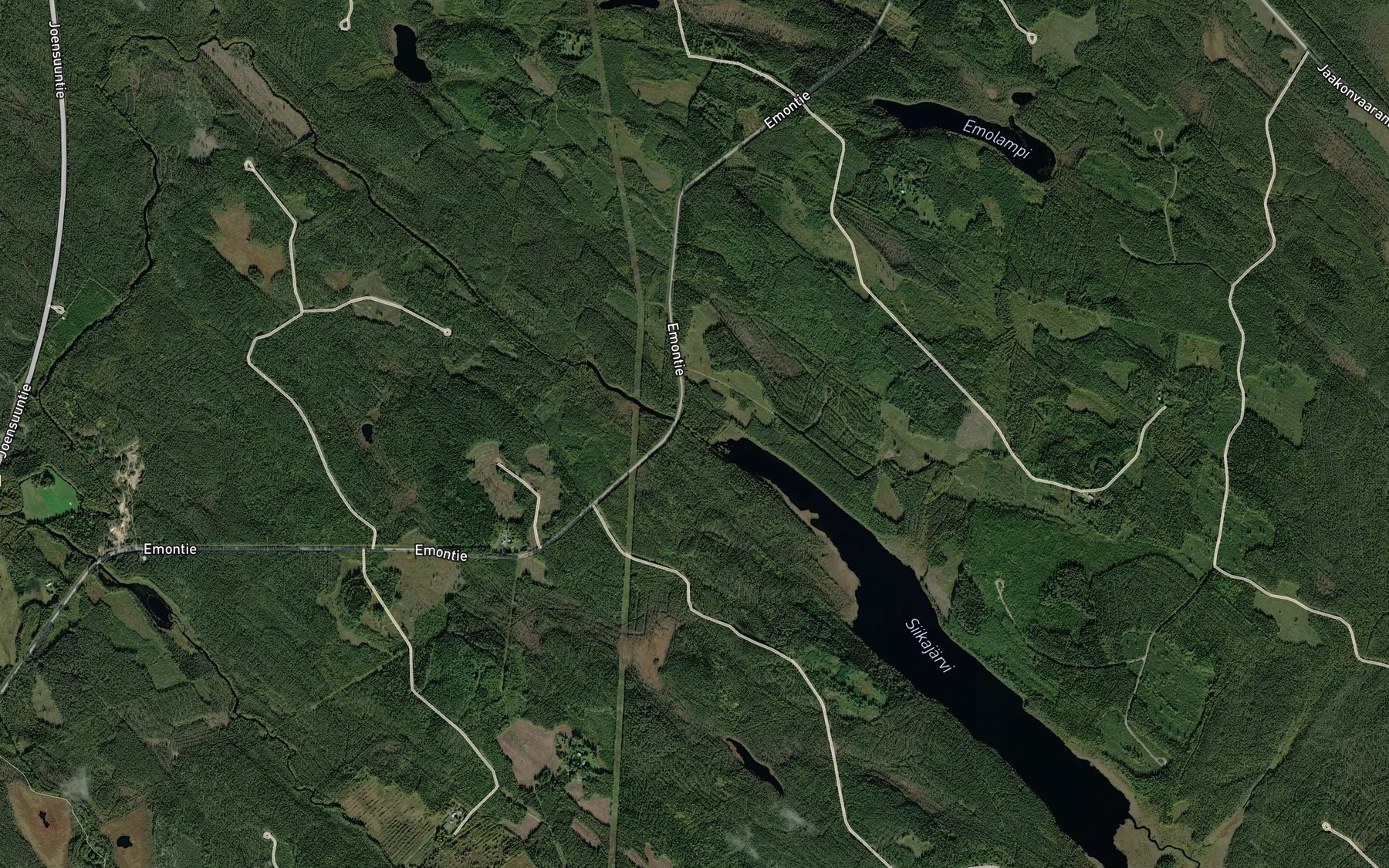 Satellite map of the Tammikoski