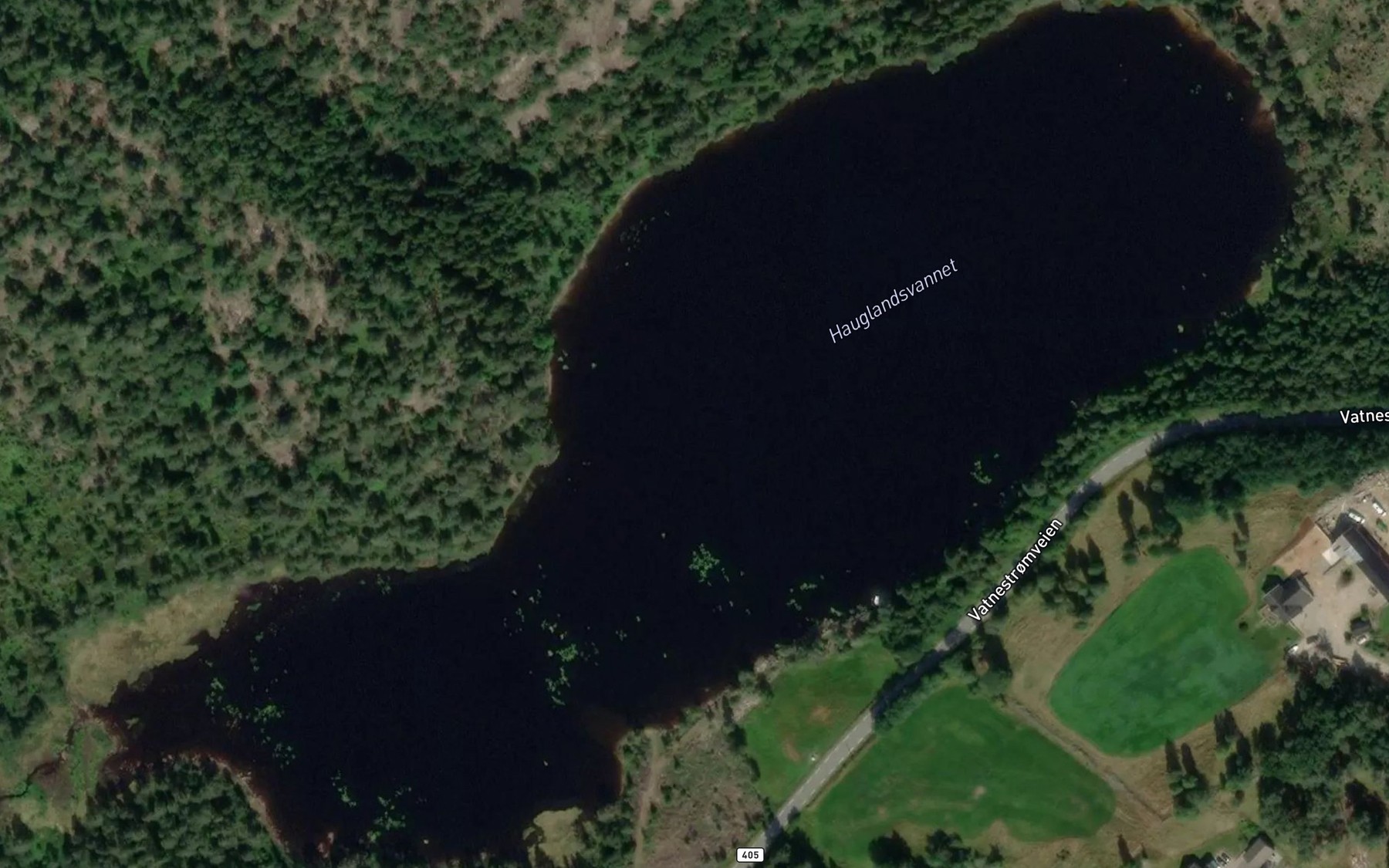 Satellite map of the Hauglandstjonn