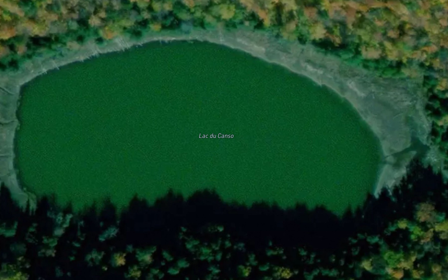 Satellite map of the Lac du Canso