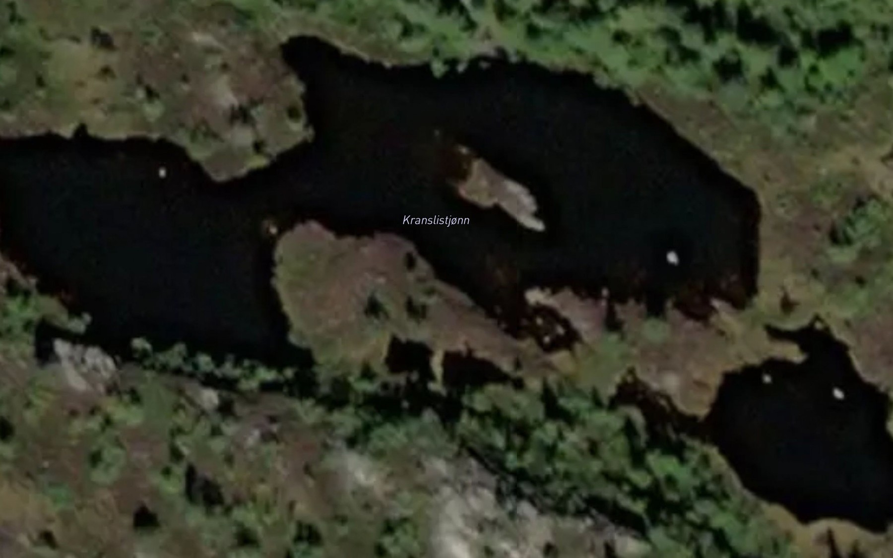 Satellite map of the Kranslistjonn