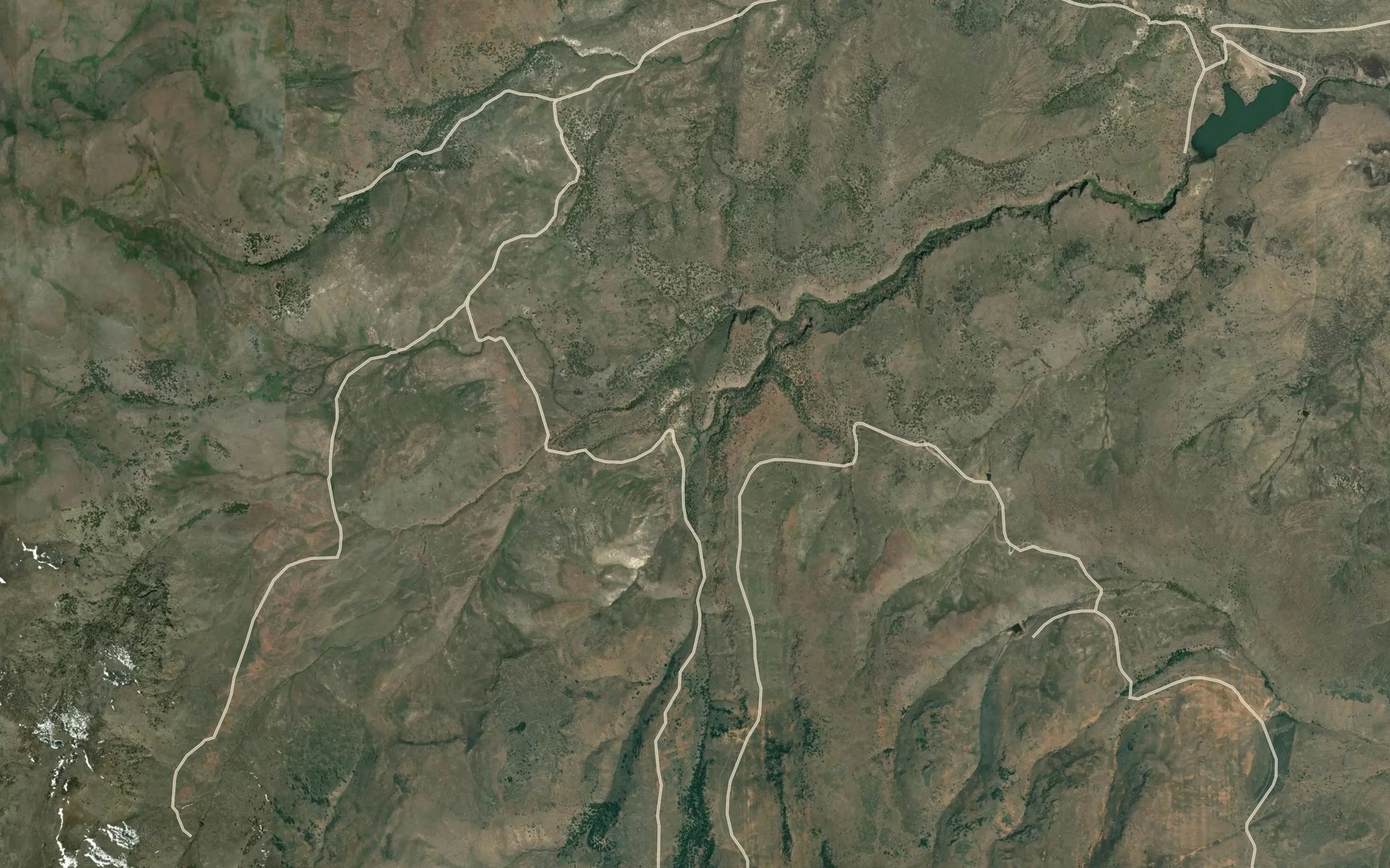 Satellite map of the Big Springs