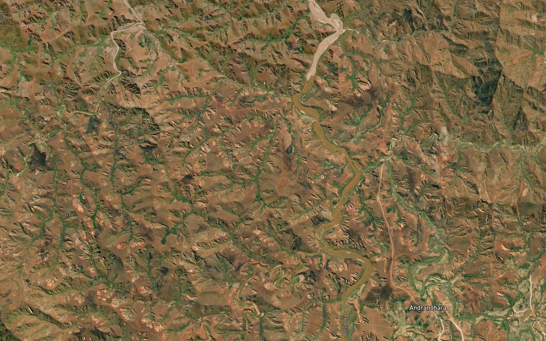 Satellite map of the Kisompy Riviere