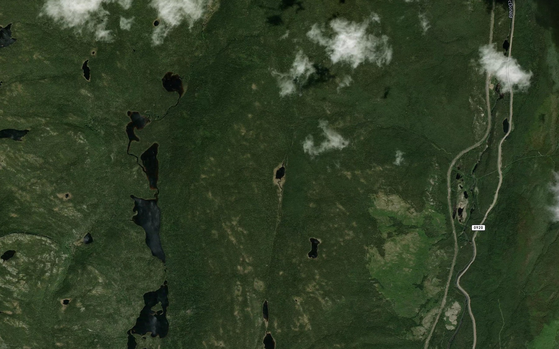 Satellite map of the Lac Viart