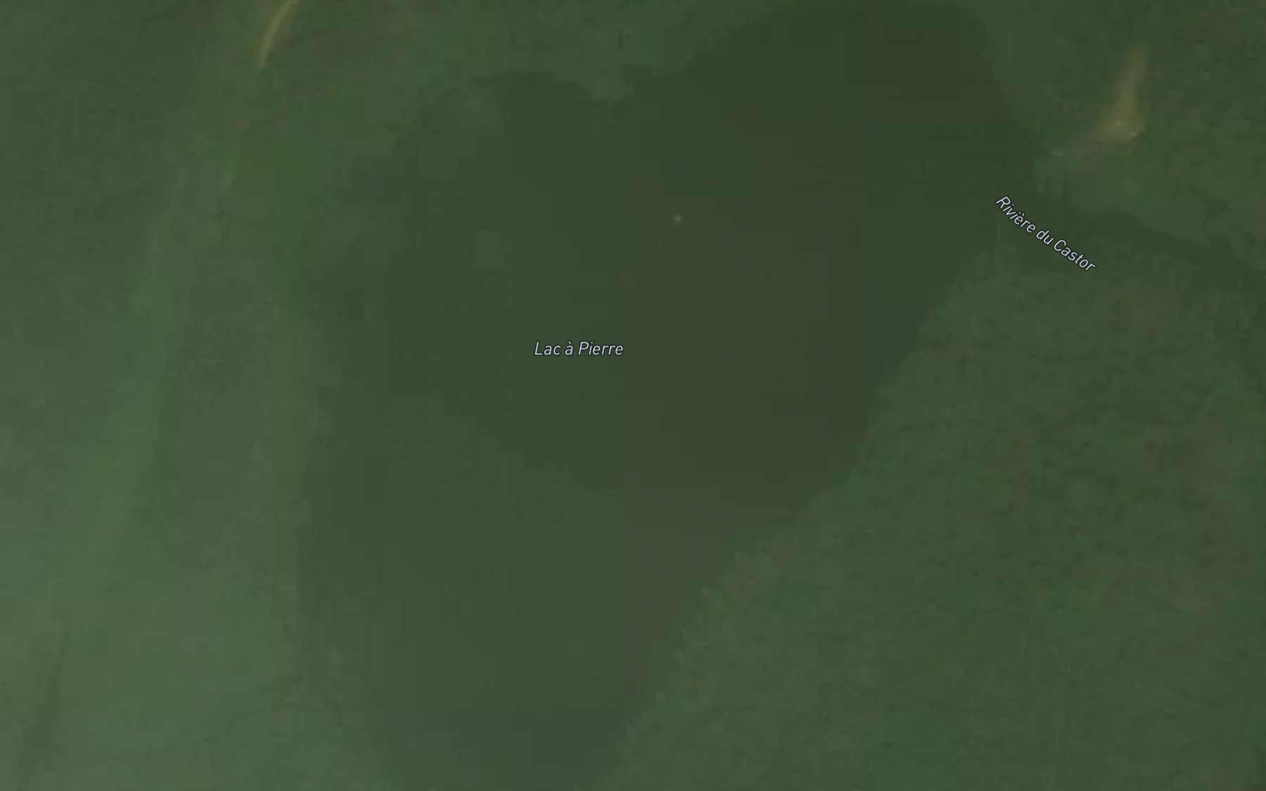 Satellite map of the Lac a Pierre