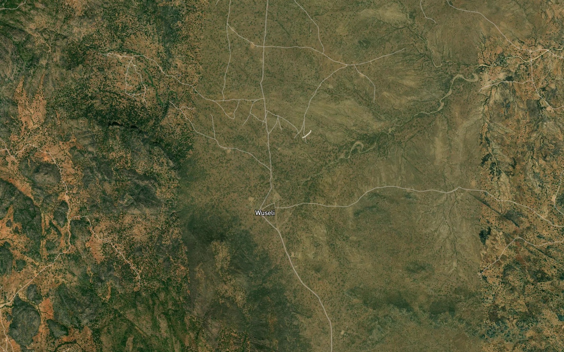 Satellite map of the Forshin