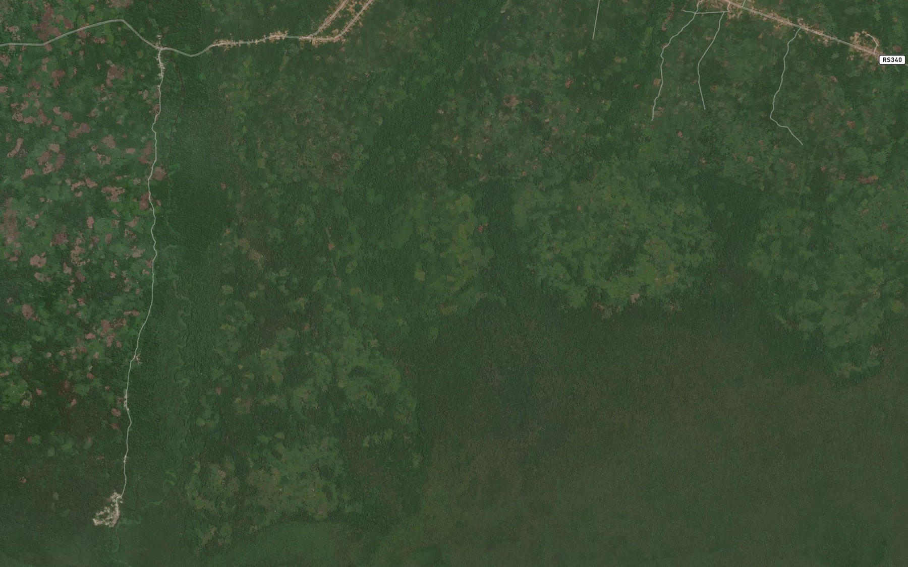 Satellite map of the Mionga
